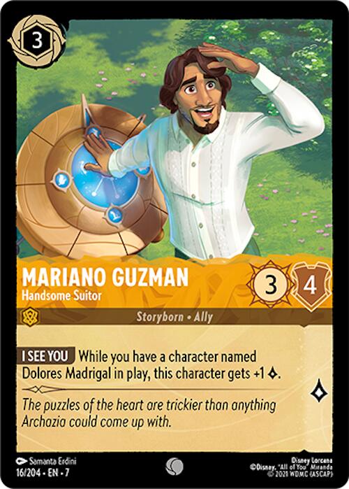 Mariano Guzman - Handsome Suitor (16/204) [Archazia's Island] | L.A. Mood Comics and Games