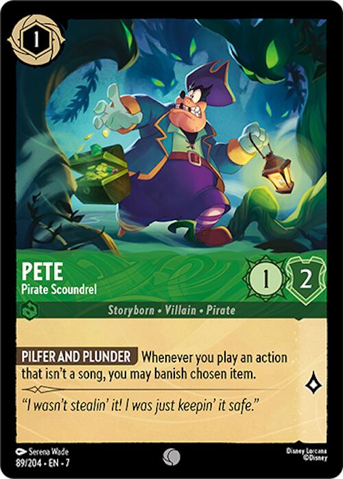 Pete - Pirate Scoundrel (89/204) [Archazia's Island] | L.A. Mood Comics and Games