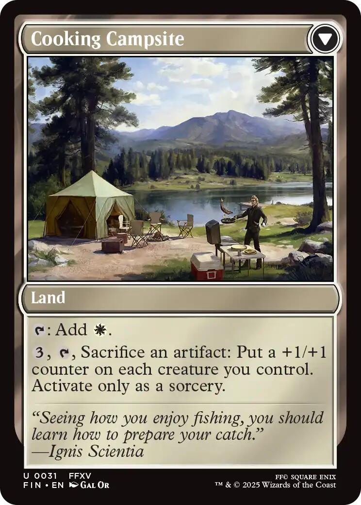 Sidequest: Catch a Fish // Cooking Campsite [FINAL FANTASY] | L.A. Mood Comics and Games