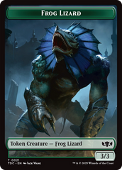 Frog Lizard // Dragon (0014) Double-Sided Token [Tarkir: Dragonstorm Commander Tokens] | L.A. Mood Comics and Games