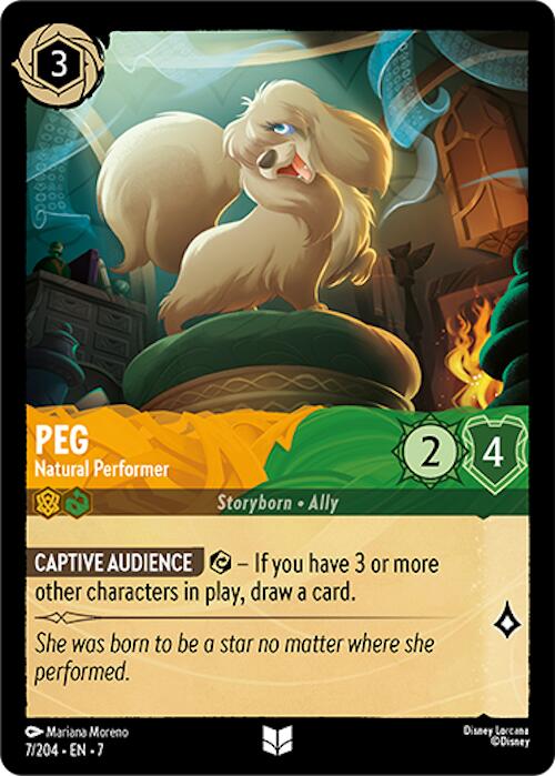 Peg - Natural Performer (7/204) [Archazia's Island] | L.A. Mood Comics and Games