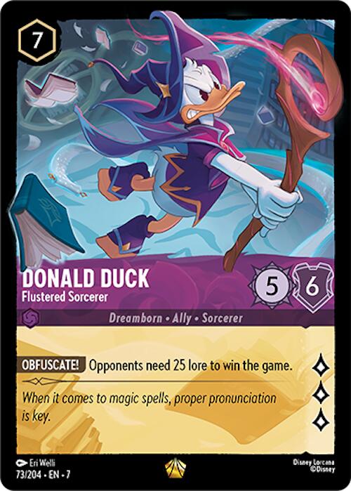 Donald Duck - Flustered Sorcerer (73/204) [Archazia's Island] | L.A. Mood Comics and Games