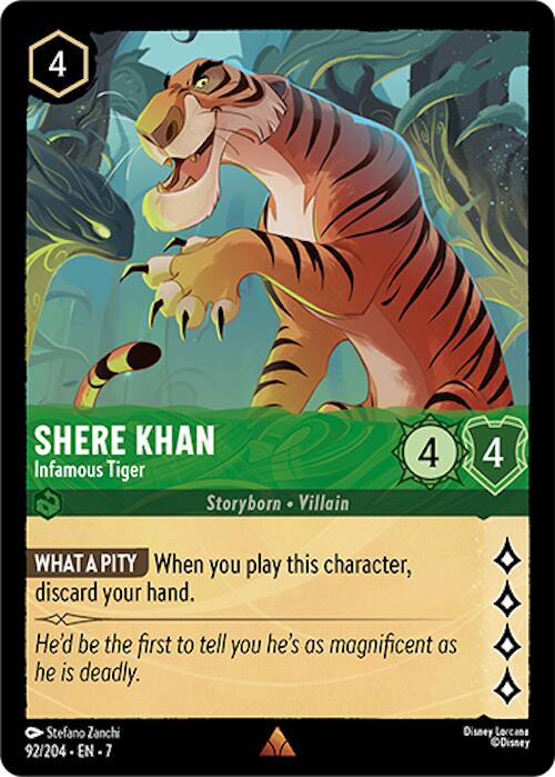 Shere Khan - Infamous Tiger (92/204) [Archazia's Island] | L.A. Mood Comics and Games