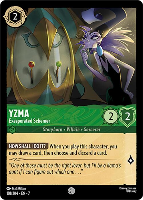 Yzma - Exasperated Schemer (101/204) [Archazia's Island] | L.A. Mood Comics and Games