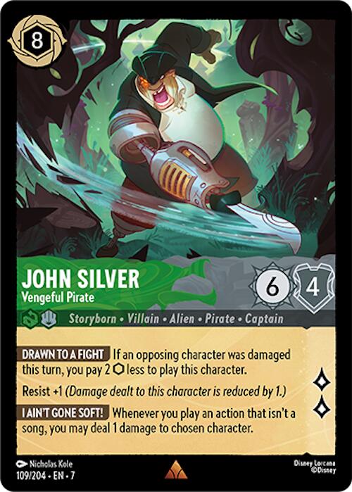John Silver - Vengeful Pirate (109/204) [Archazia's Island] | L.A. Mood Comics and Games