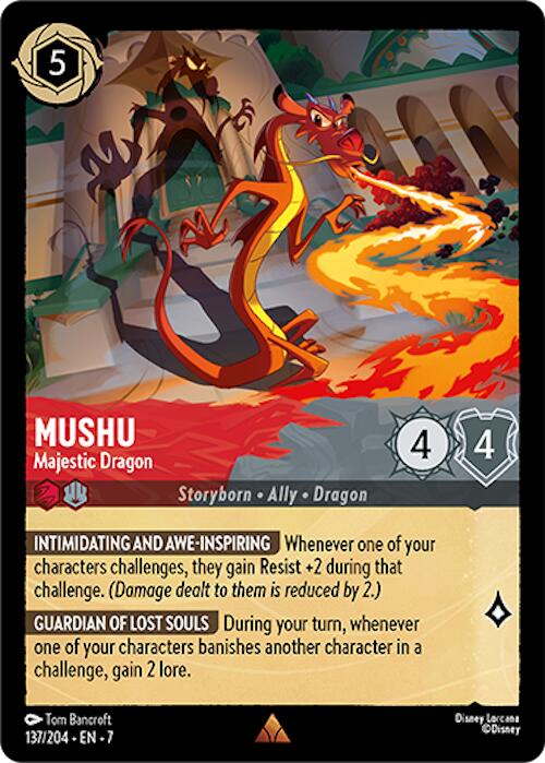 Mushu - Majestic Dragon (137/204) [Archazia's Island] | L.A. Mood Comics and Games