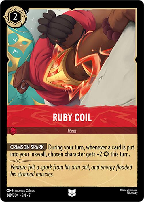 Ruby Coil (149/204) [Archazia's Island] | L.A. Mood Comics and Games