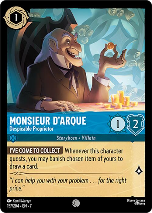 Monsieur D'Arque - Despicable Proprietor (157/204) [Archazia's Island] | L.A. Mood Comics and Games