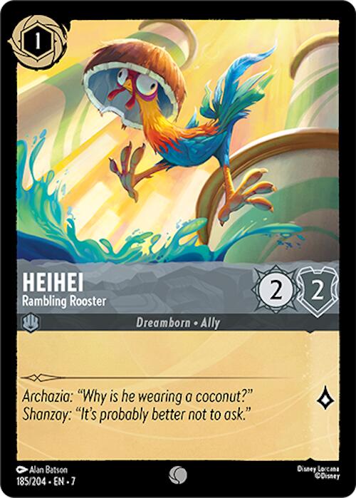 Heihei - Rambling Rooster (185/204) [Archazia's Island] | L.A. Mood Comics and Games