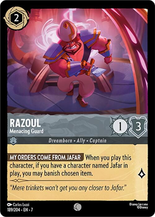Razoul - Menacing Guard (189/204) [Archazia's Island] | L.A. Mood Comics and Games