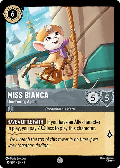 Miss Bianca - Unwavering Agent (195/204) [Archazia's Island] | L.A. Mood Comics and Games