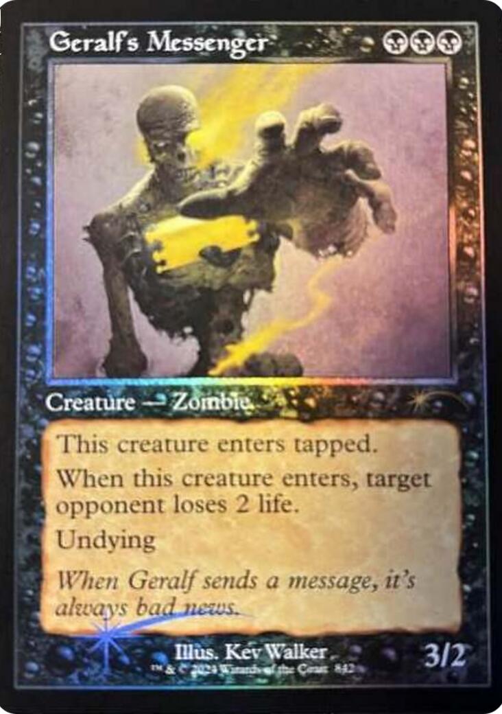 Geralf's Messenger (842) (Retro Frame) [Secret Lair Drop Series] | L.A. Mood Comics and Games