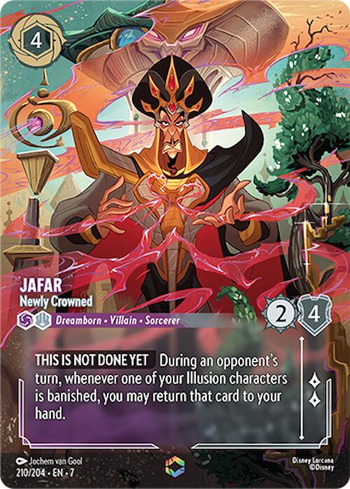 Jafar - Newly Crowned (Enchanted) (210/204) [Archazia's Island] | L.A. Mood Comics and Games