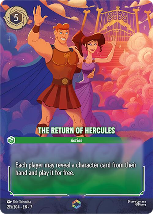 The Return of Hercules (Enchanted) (215/204) [Archazia's Island] | L.A. Mood Comics and Games