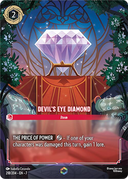 Devil's Eye Diamond (Enchanted) (218/204) [Archazia's Island] | L.A. Mood Comics and Games