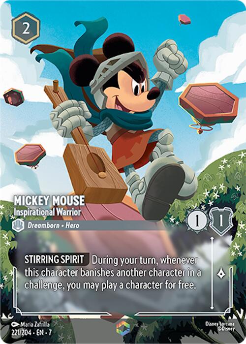 Mickey Mouse - Inspirational Warrior (Enchanted) (221/204) [Archazia's Island] | L.A. Mood Comics and Games