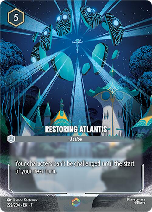 Restoring Atlantis (Enchanted) (222/204) [Archazia's Island] | L.A. Mood Comics and Games