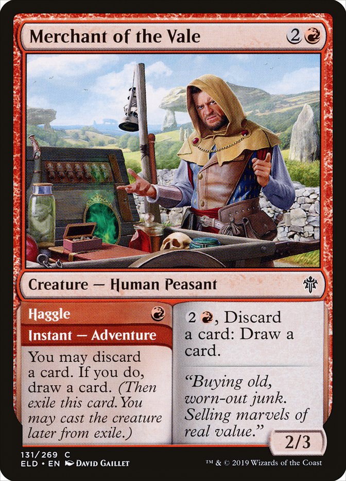 Merchant of the Vale // Haggle [Throne of Eldraine] | L.A. Mood Comics and Games