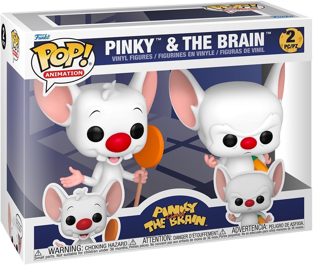 Funko Pop! Animation: Pinky & The Brain, 2-Pack | L.A. Mood Comics and Games