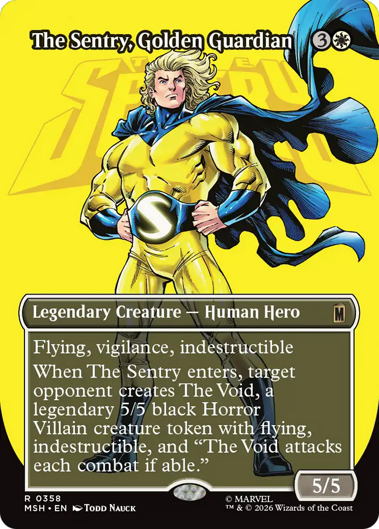 The Sentry, Golden Guardian (Borderless) [Marvel Super Heroes] | L.A. Mood Comics and Games