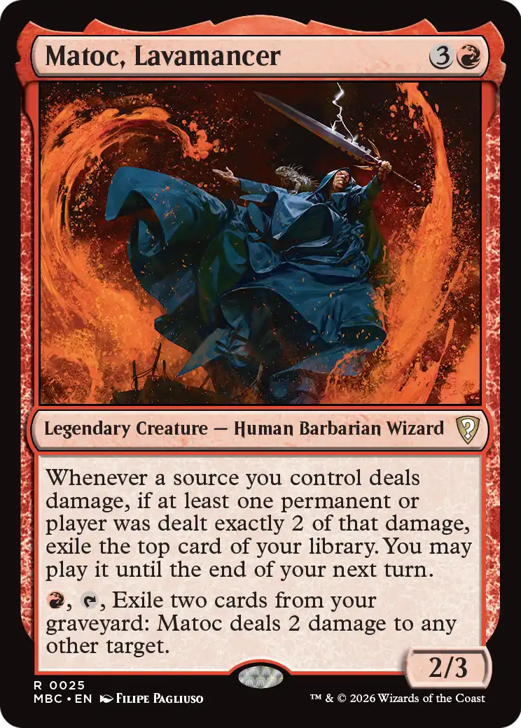 Matoc, Lavamancer [Mystery Booster: Commander Edition] | L.A. Mood Comics and Games