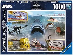 Puzzle: 1000pc Jaws | L.A. Mood Comics and Games