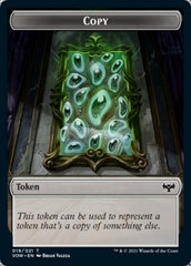 Copy // Boar Double-Sided Token [Innistrad: Crimson Vow Tokens] | L.A. Mood Comics and Games