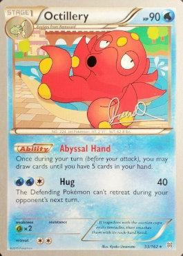 Octillery (33/162) (Infinite Force - Diego Cassiraga) [World Championships 2017] | L.A. Mood Comics and Games