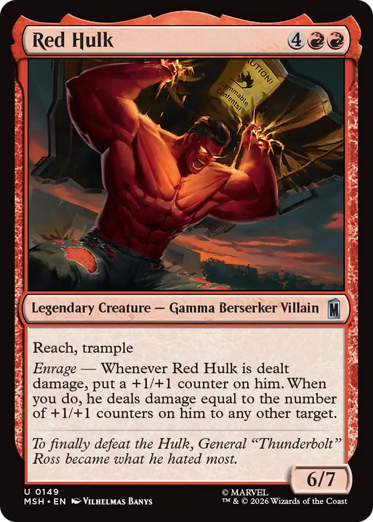 Red Hulk [Marvel Super Heroes] | L.A. Mood Comics and Games