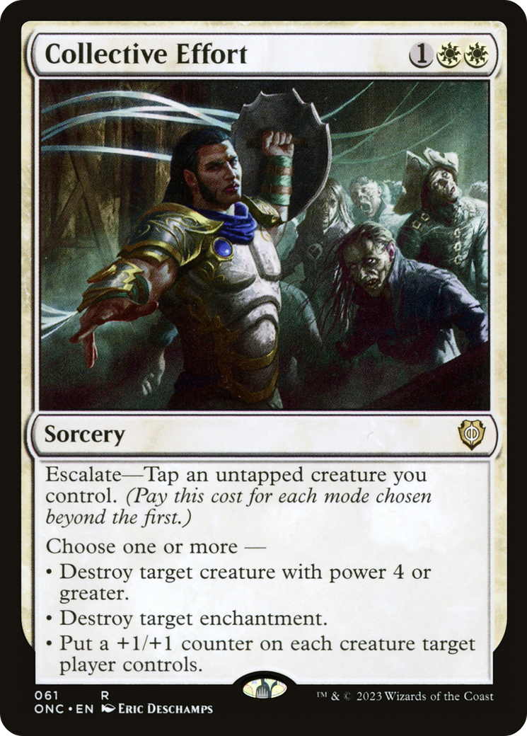 Collective Effort [Phyrexia: All Will Be One Commander] | L.A. Mood Comics and Games