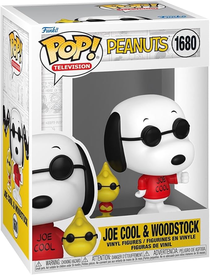 Pop & Buddy Peanuts S7 Joe Cool W Woodstock Figure | L.A. Mood Comics and Games
