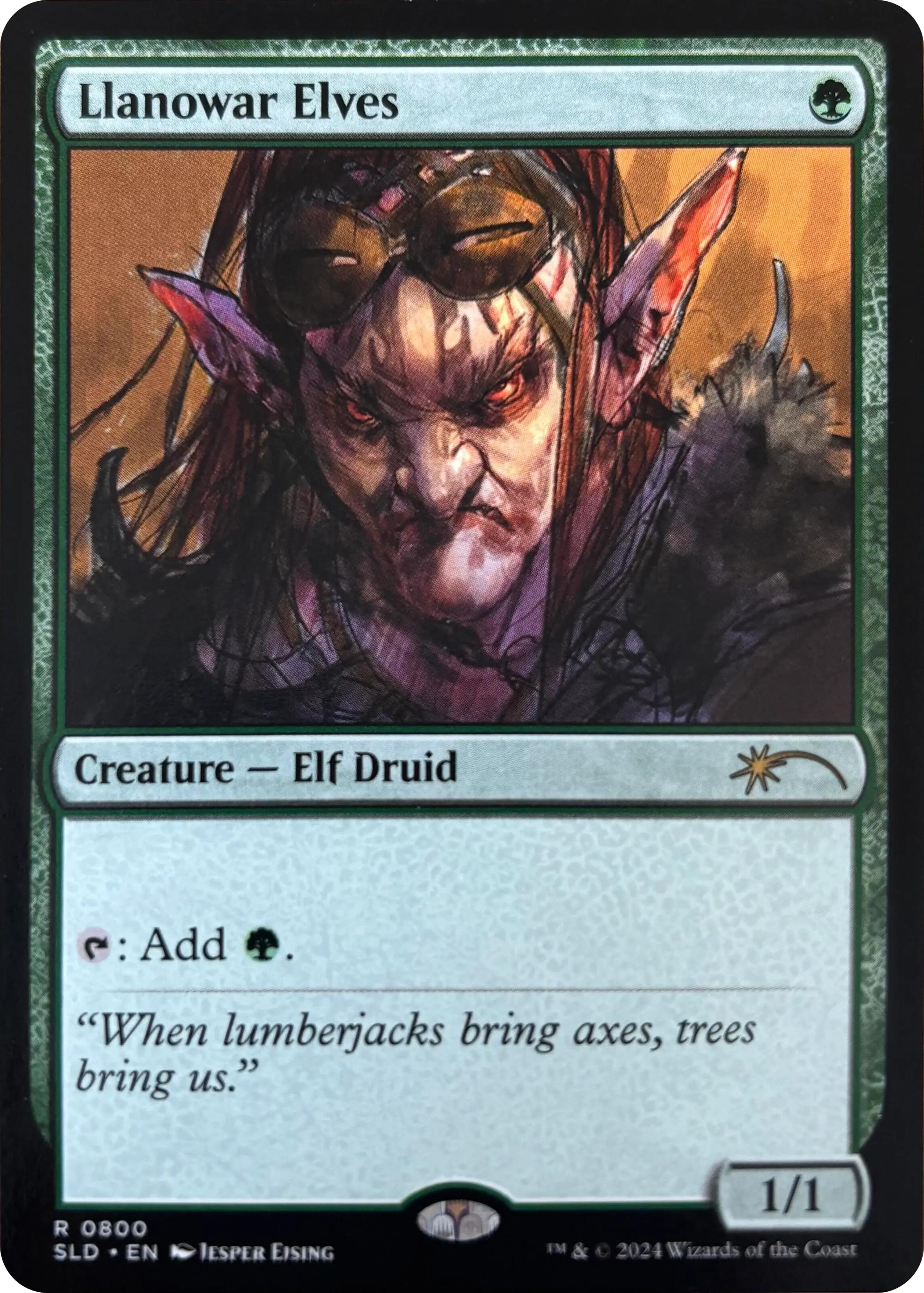 Llanowar Elves (0800) [Secret Lair Drop Series] | L.A. Mood Comics and Games