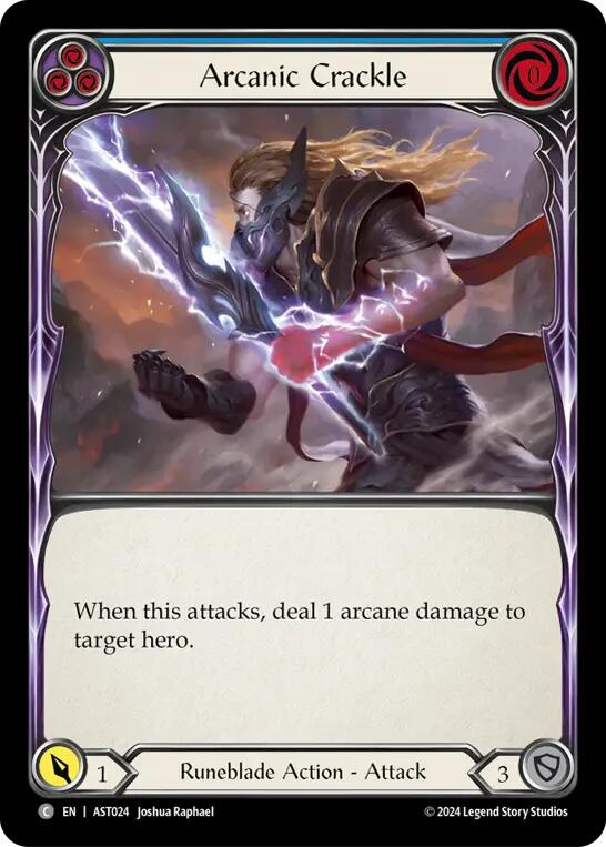 Arcanic Crackle (Blue) [AST024] (Armory Deck: Aurora) | L.A. Mood Comics and Games