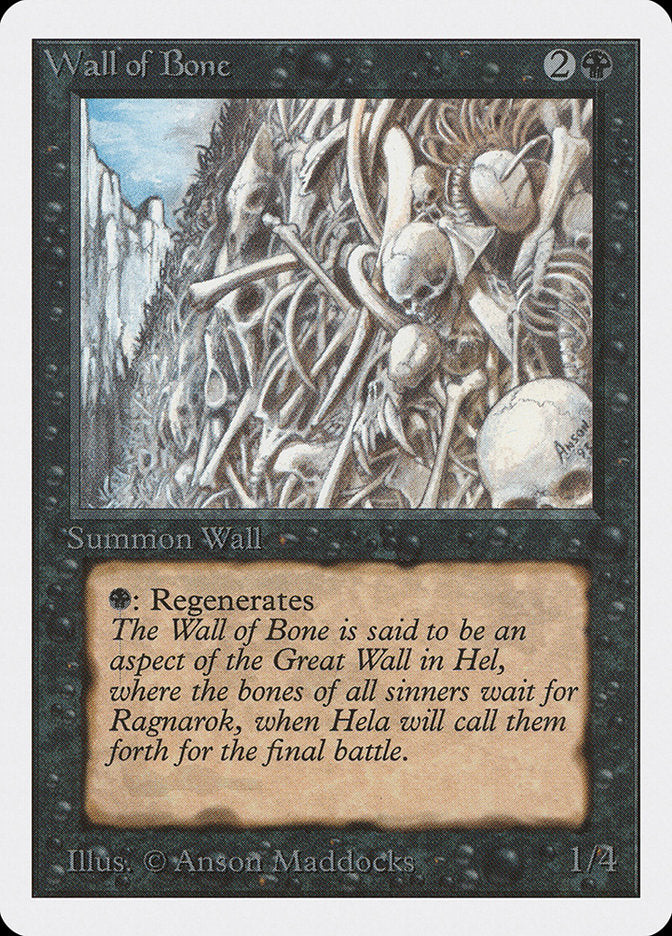 Wall of Bone [Unlimited Edition] | L.A. Mood Comics and Games