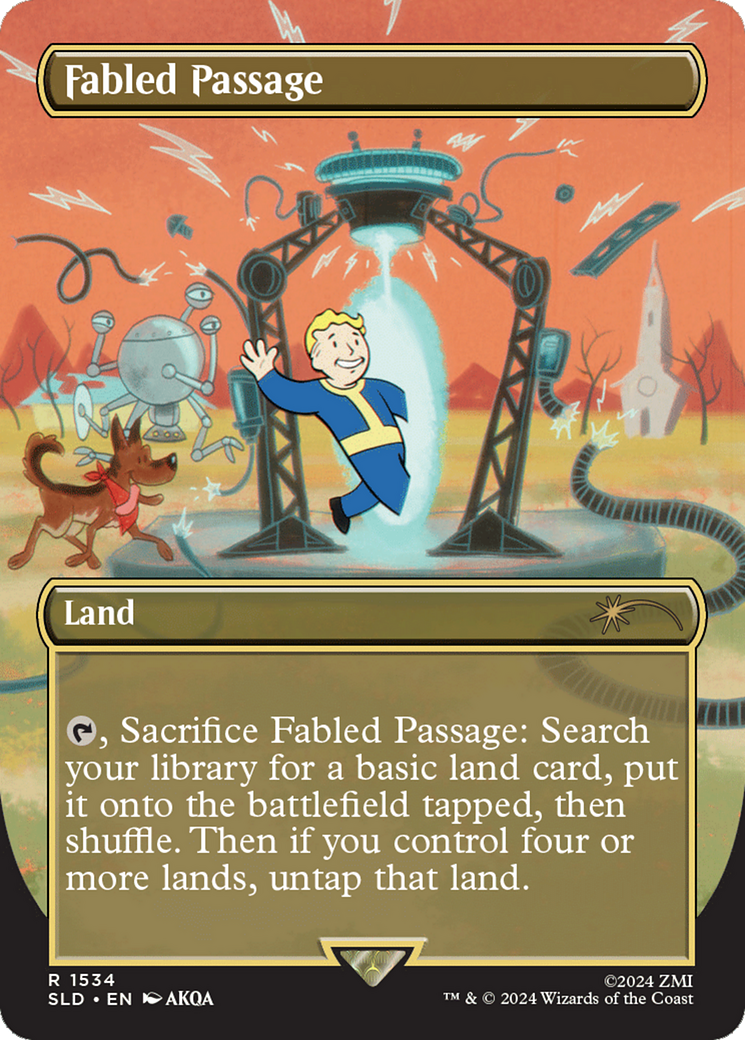 Fabled Passage (1534) (Rainbow Foil) [Secret Lair Drop Series] | L.A. Mood Comics and Games