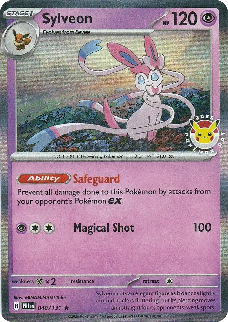 Sylveon (040/131) (Pokemon Day) [Scarlet & Violet: Prismatic Evolutions] | L.A. Mood Comics and Games