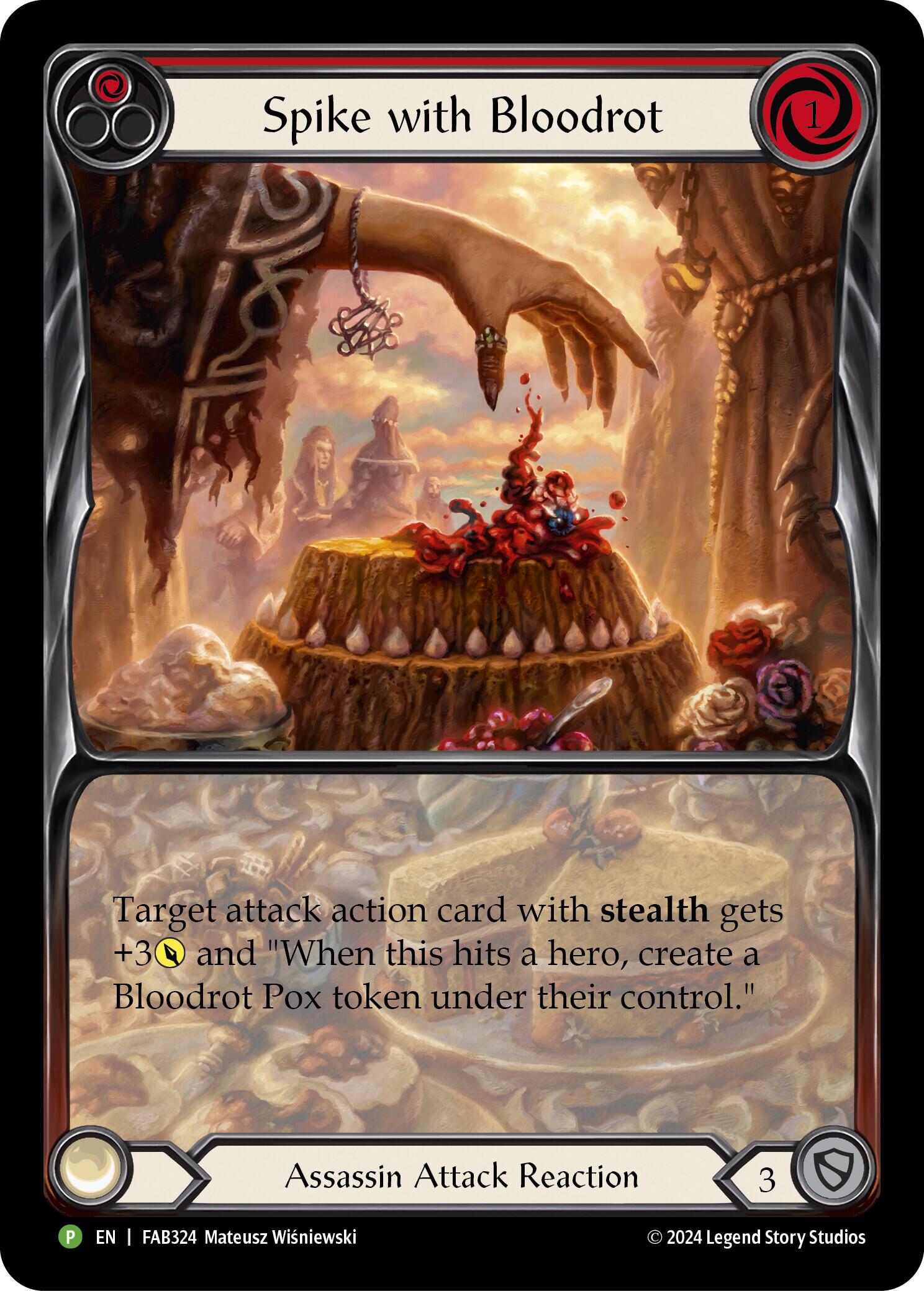 Spike with Bloodrot [FAB324] (Promo)  Rainbow Foil | L.A. Mood Comics and Games
