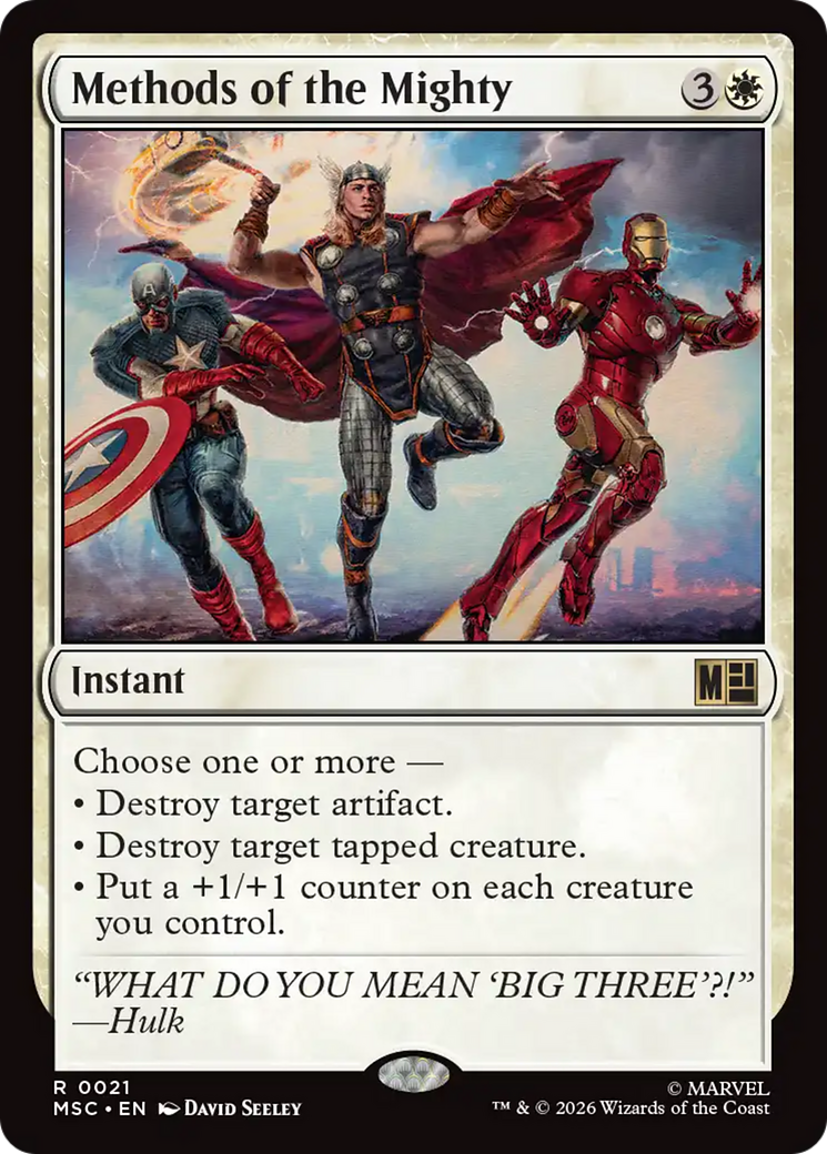 Methods of the Mighty [Marvel Super Heroes Commander] | L.A. Mood Comics and Games