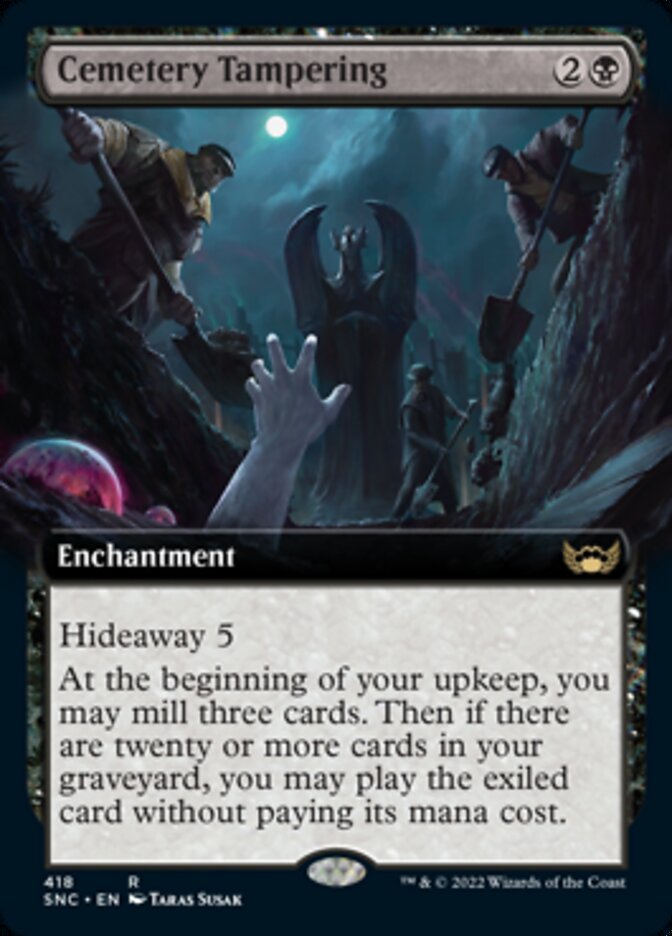 Cemetery Tampering (Extended Art) [Streets of New Capenna] | L.A. Mood Comics and Games