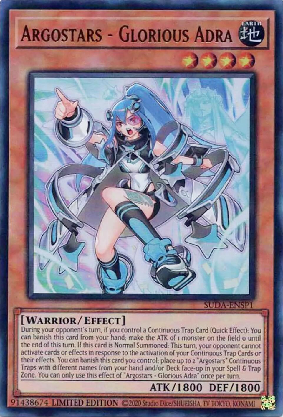 Argostars - Glorious Adra [SUDA-ENSP1] Ultra Rare | L.A. Mood Comics and Games
