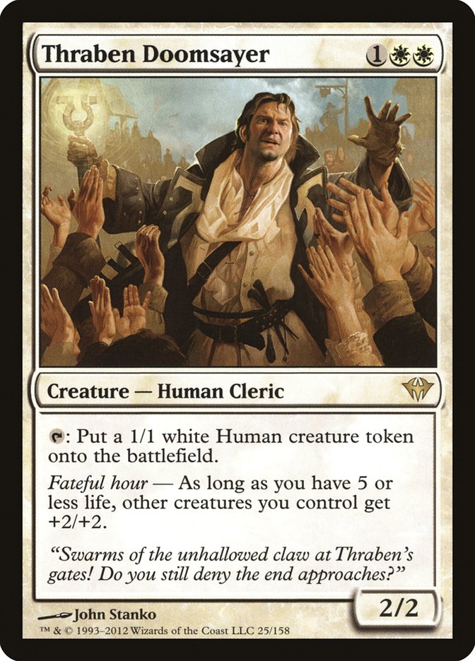 Thraben Doomsayer [Dark Ascension] | L.A. Mood Comics and Games