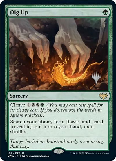 Dig Up (Promo Pack) [Innistrad: Crimson Vow Promos] | L.A. Mood Comics and Games