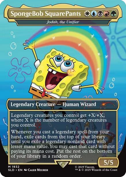 SpongeBob SquarePants - Jodah, the Unifier [Secret Lair Drop Series] | L.A. Mood Comics and Games