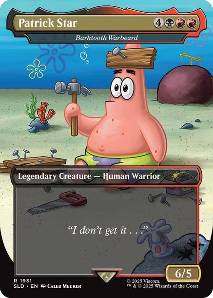 Patrick Star - Barktooth Warbeard [Secret Lair Drop Series] | L.A. Mood Comics and Games