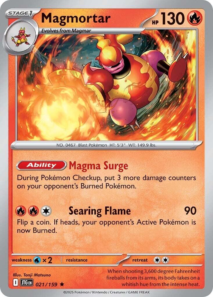 Magmortar (021/159) [Scarlet & Violet: Journey Together] | L.A. Mood Comics and Games