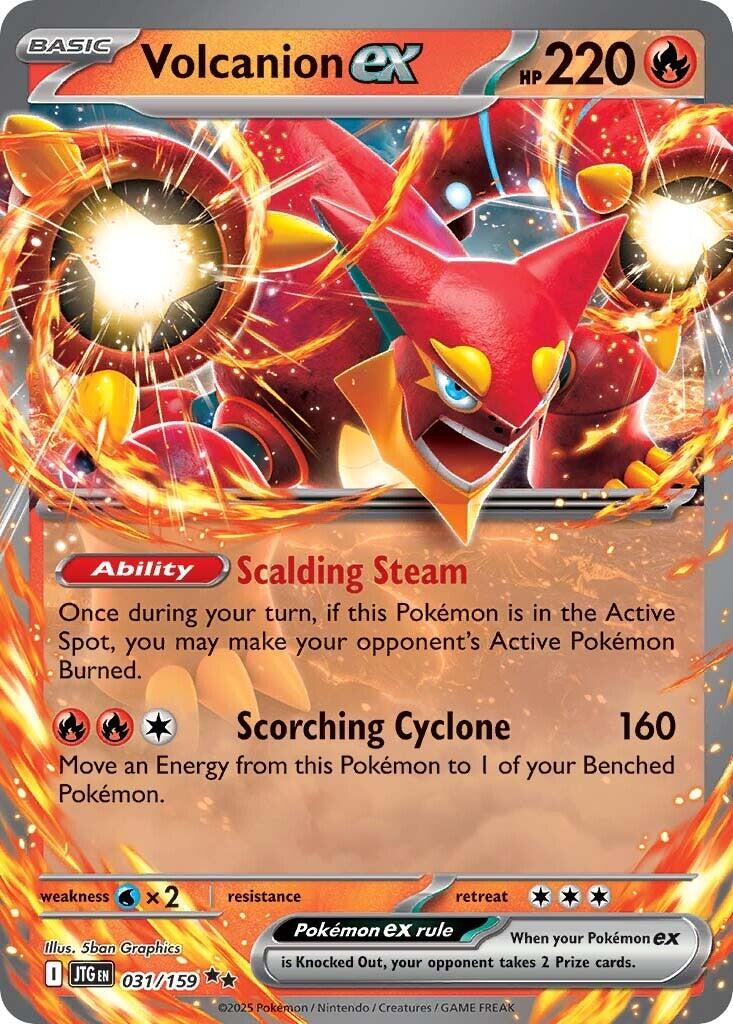 Volcanion ex (031/159) [Scarlet & Violet: Journey Together] | L.A. Mood Comics and Games