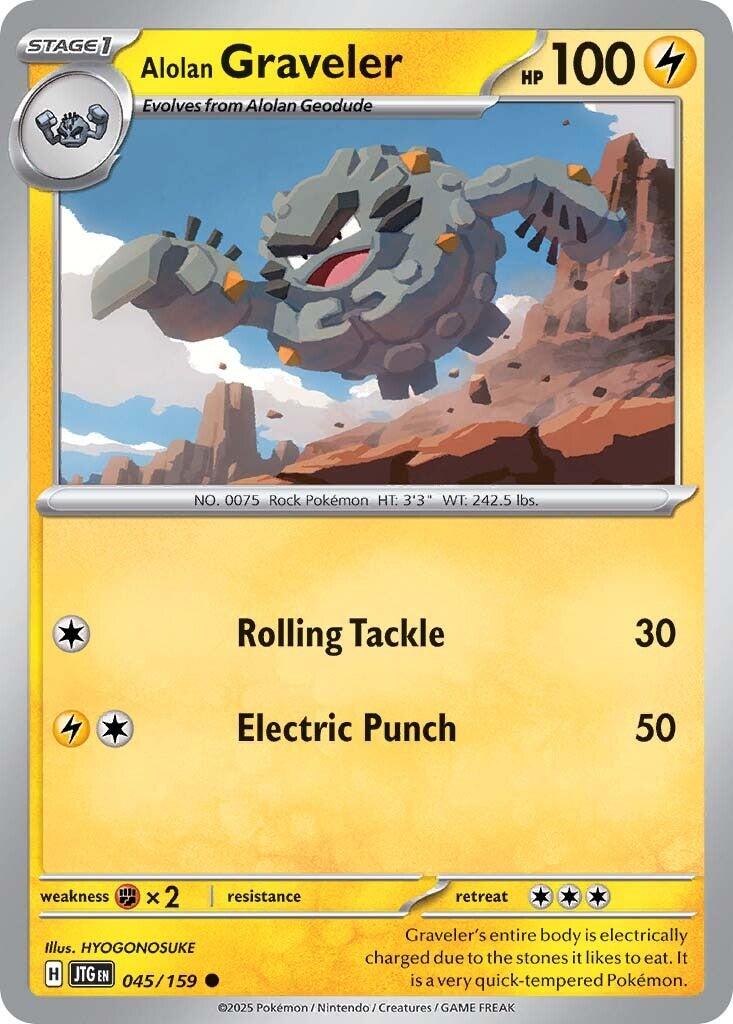 Alolan Graveler (045/159) [Scarlet & Violet: Journey Together] | L.A. Mood Comics and Games