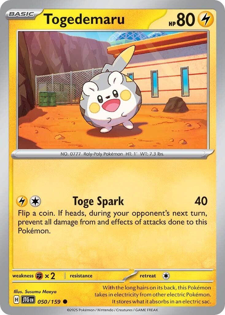 Togedemaru (050/159) [Scarlet & Violet: Journey Together] | L.A. Mood Comics and Games