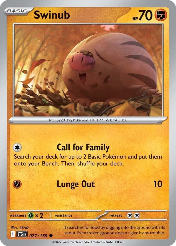 Swinub (077/159) [Scarlet & Violet: Journey Together] | L.A. Mood Comics and Games