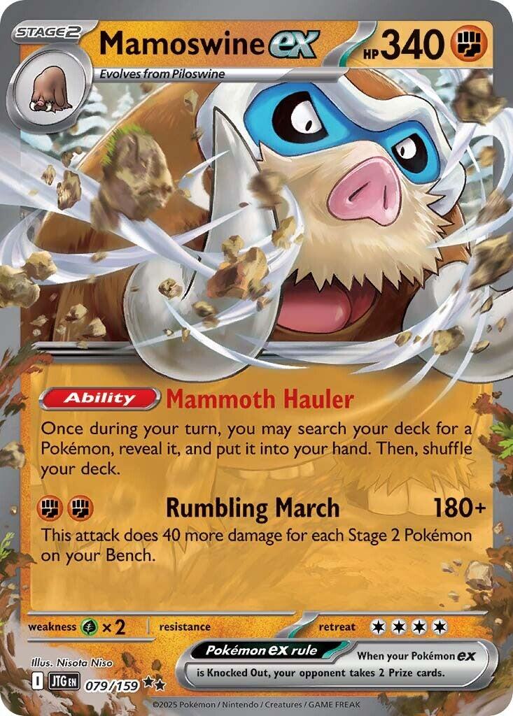 Mamoswine ex (079/159) [Scarlet & Violet: Journey Together] | L.A. Mood Comics and Games